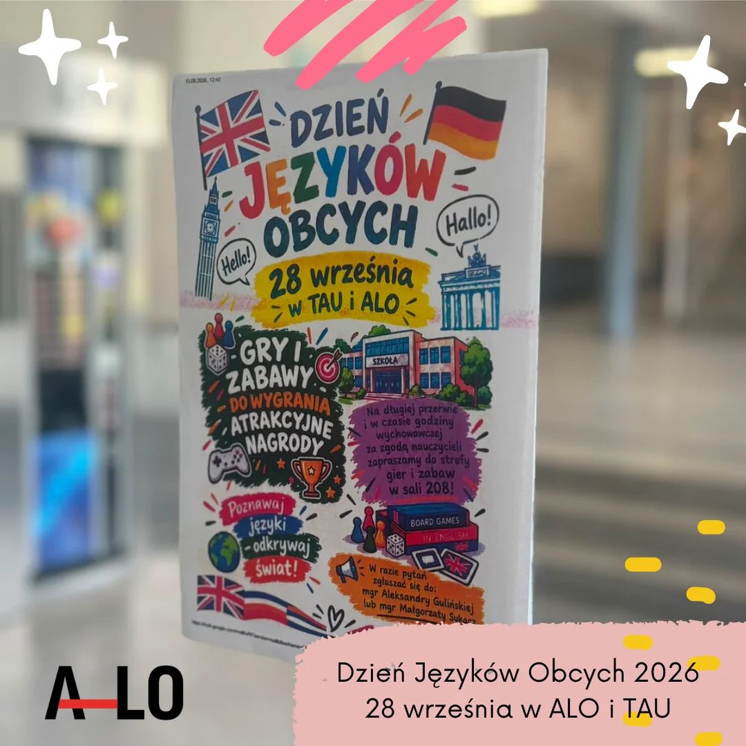 Dzień Języków Obcych w ALO – quiz i strefa gier