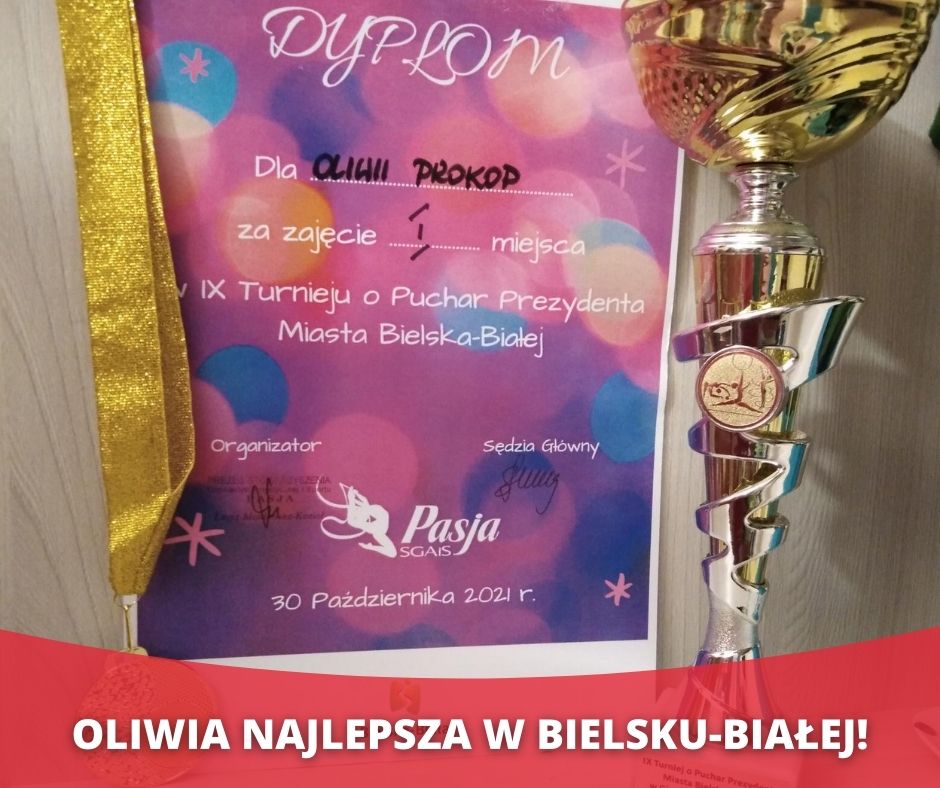Oliwia Najlepsza w Bielsku-Białej!