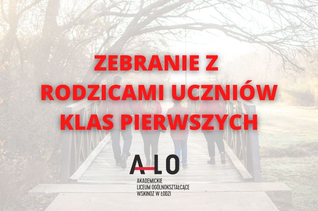 Zebranie z rodzicami uczniów klas pierwszych